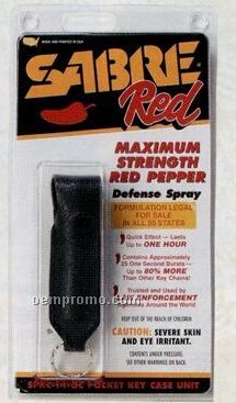 Sabre Red Usa Defense Spray With Pocket Keychain Case