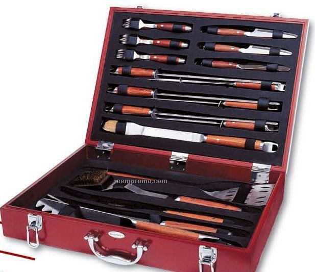 25 Piece Forged Barbecue Set