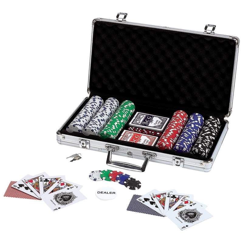 309 Piece Poker Chip Set In Aluminum Case