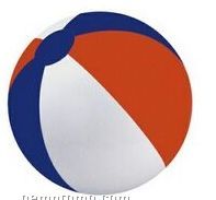6" Inflatable Blue, Red & White Beach Ball