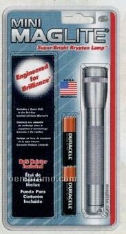 Gray AA Maglite Flashlight Holster Combo Pack