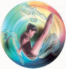 Holographic Mylar - 2" Diving Female