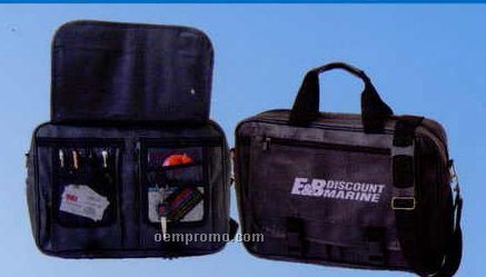 Leatherette Expandable Briefcase (Screened)