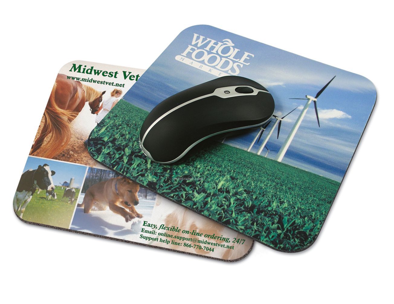 Recycled Mouse Pad -recycled Rubber Mouse Pad With Beautiful 4 Color Print!
