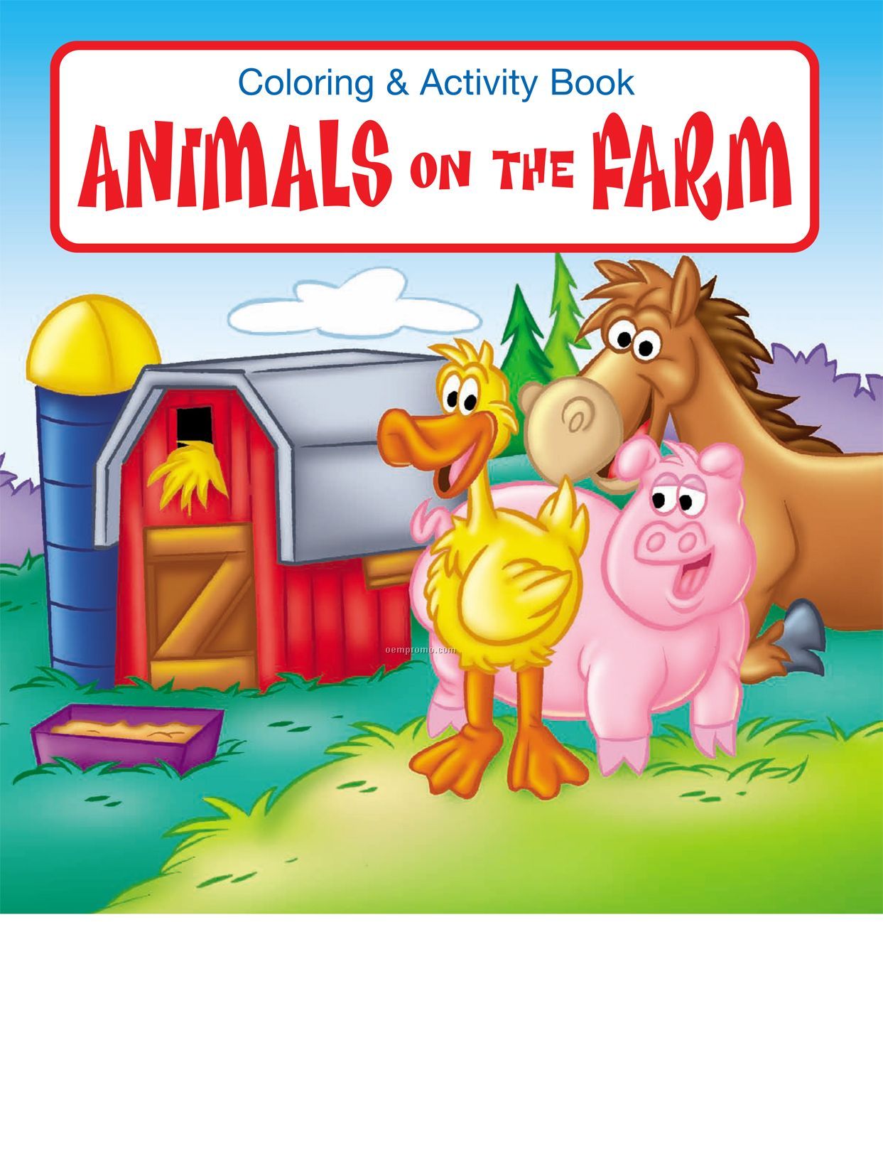 Animals On The Farm Coloring Book Fun Pack