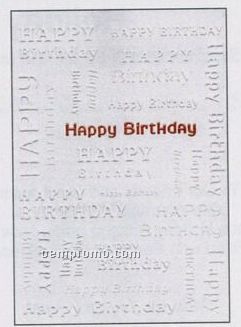 Happy Birthday 5"X7" Everyday Greeting Card