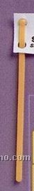 Adgrabbers 6" Custom 2d Swizzle Stick (1 1/4"X1" Print Area)