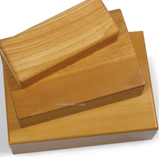 Natural Wood Waiter's Corkscrew Box- Laser Engraved