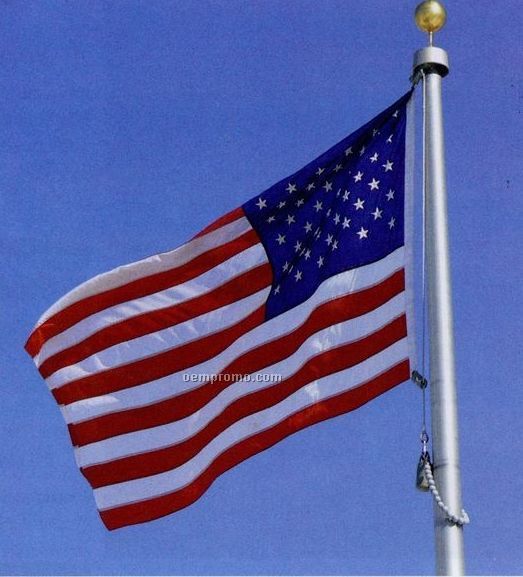 Signature Series Satin Finish Aluminum 70' Flagpole Package