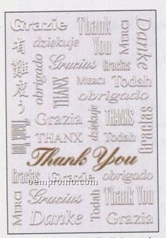 Thank You 5"X7" Everyday Greeting Card