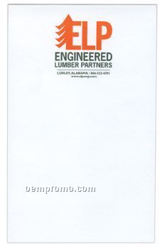 100 Sheet Scratch Pad W/ Chipboard Back