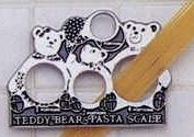 6"X4-1/4" Novella Teddy Bear Pasta Scale And Trivet