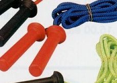 Cotton Jump Rope With Swivel Action Handle (8')