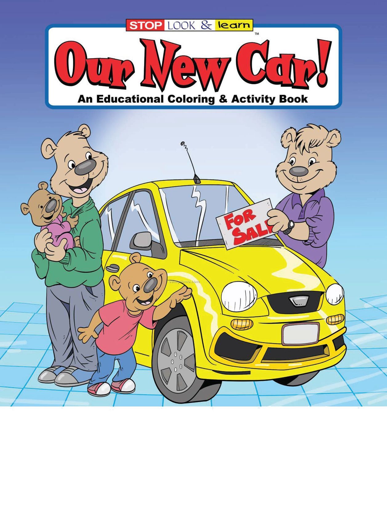 Our New Car Coloring And Activity Book