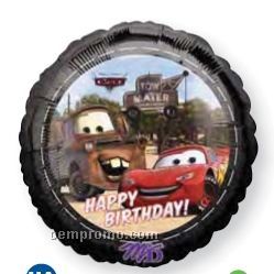 18" Cars Happy Birthday Balloon
