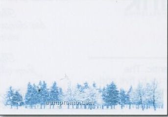 Bottom Blue Tree Line Envelope