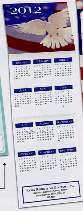 Dove Trifold Calendar (After 10/01/11)