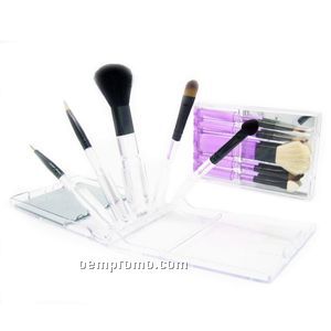 Make Up Brush Set In Clear Case