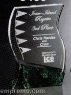 Verde Gallery Crystal & Marble Rio Verde Award (6")
