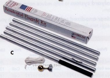 American Spirit 20' Aluminum Flagpole