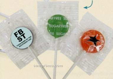 Sugar Free Custom Assorted Lollipops - Labeled