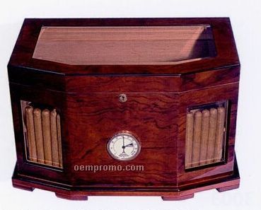 Versaille Humidors W/ Brass Handle And Key Lock