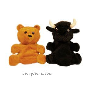 10" Reversible Bear/Bull - Black