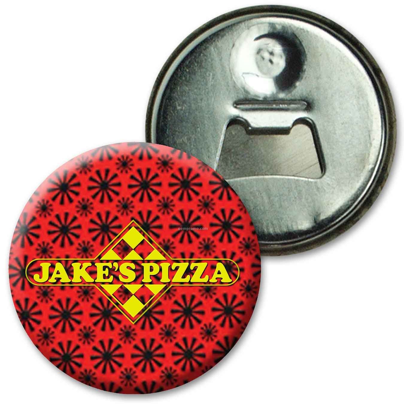 2" Diameter Magnetic Bottle Opener W/3d Animated Effects (Imprinted)