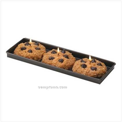 Fresh Baked Cookie Candle Set W/ 2.5 Hour Burn Time