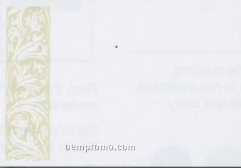 Gold Tinted Side Print Envelope