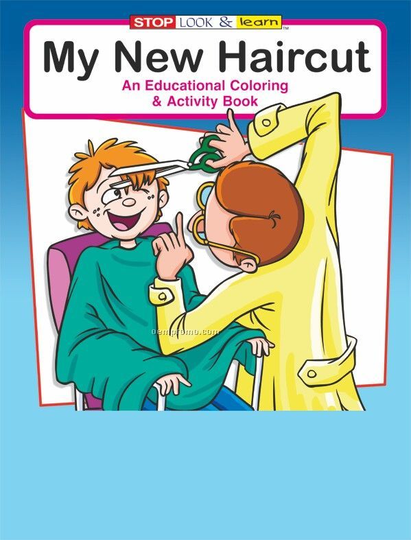 My New Haircut Coloring Book