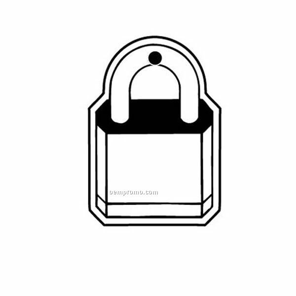 Stock Shape Collection Lock 2 Key Tag