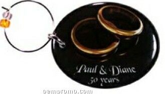 Wine Charms (1.1 To 2 Sq. In. Double Sided Domed)