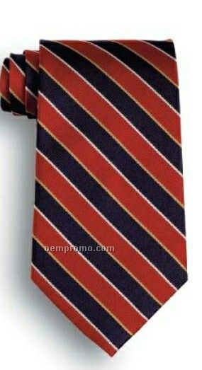 Wolfmark Albury Signature Stripes Silk Tie