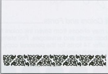 Bottom Black Print Envelope