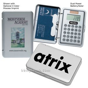 Business Card Holder Solar Calculator