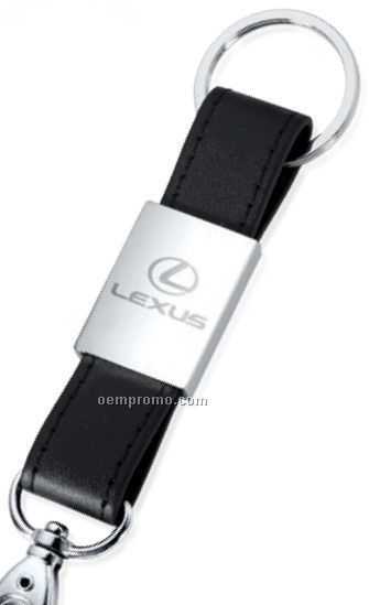 Designer Style Leather Key Holder With Carabiner Clip