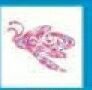 Stock Temporary Tattoo - Pink Tribal Dragonfly 3 (2"X2")
