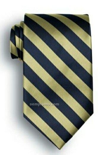 Wolfmark Sir Walter Signature Stripes Polyester Tie