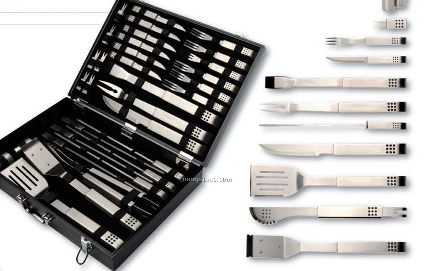 33 Piece Orion Barbecue Set In Case