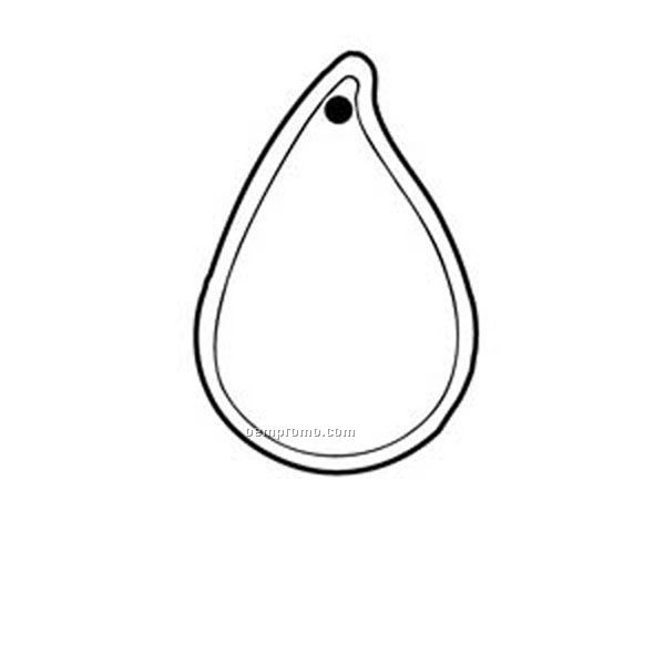 Stock Shape Collection Teardrop Key Tag