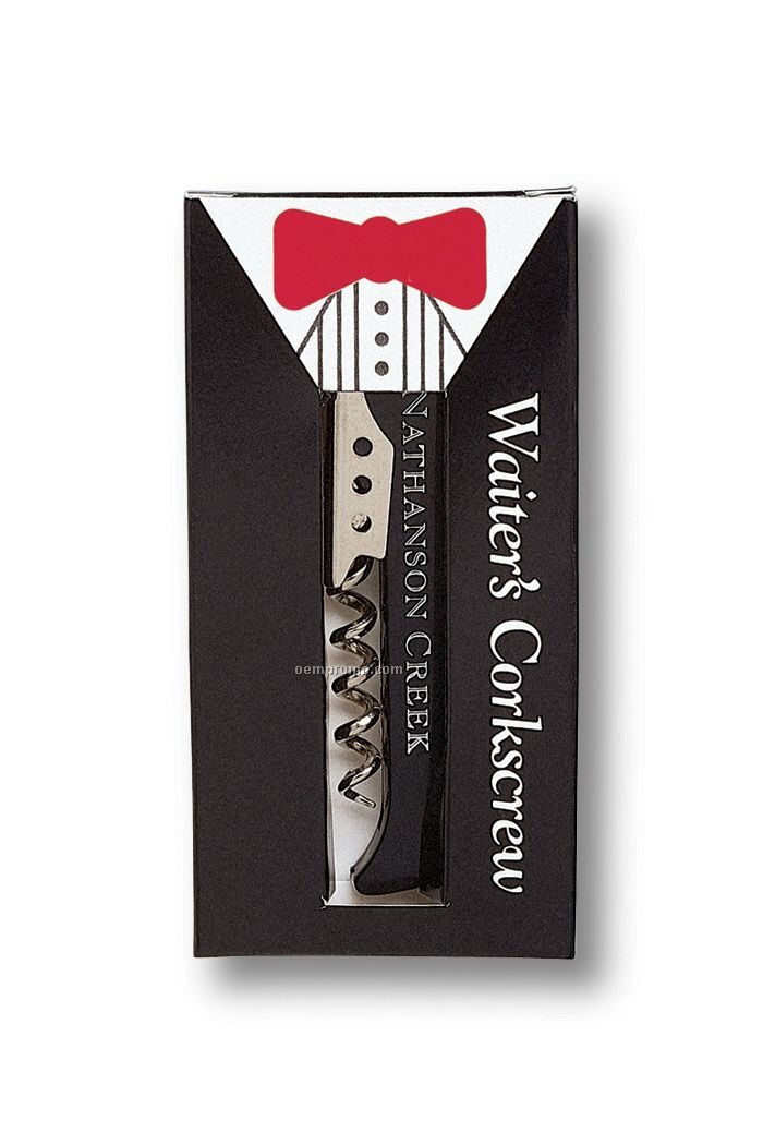 Tuxedo Box For Waiter's Corkscrew