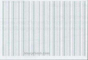 Vertical Stripe Print Envelope