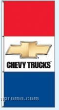Double Face Dealer Interceptor Drape Flags - Chevy Trucks
