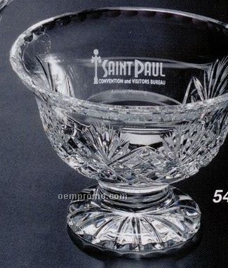 Durham Crystal Footed Trophy Bowl (7 1/2)