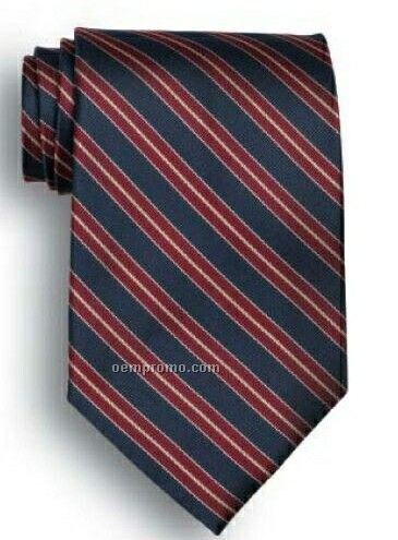 Wolfmark Regent Signature Stripes Polyester Tie