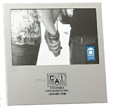 Modern 4"X6" Silver Picture Frame