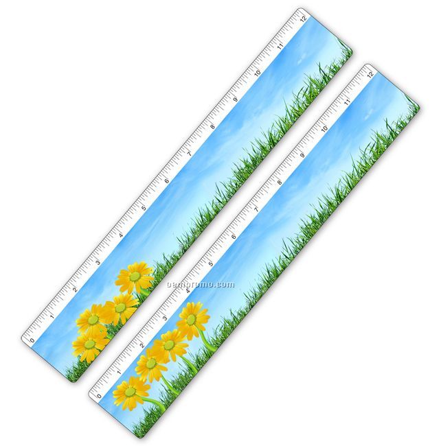 Ruler W/ Growing Flower Lenticular Animation (Blanks)