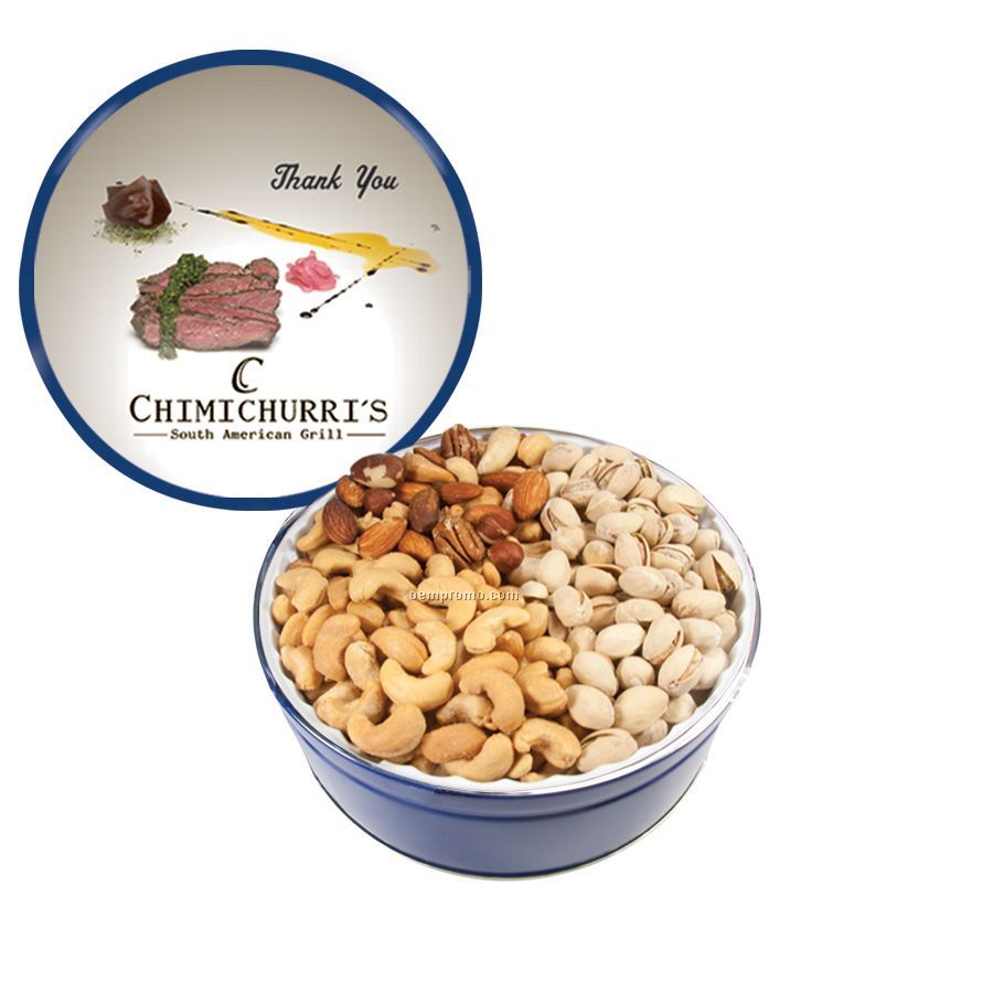 Blue The Royal Tin With Mixed Nuts