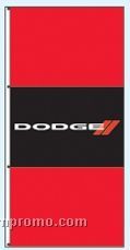 Double Face Dealer Interceptor Drape Flags - Dodge